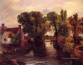 Le Mill Stream romantique paysage John Constable